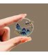 XSB303 - Mountain Landscape Saree Brooch